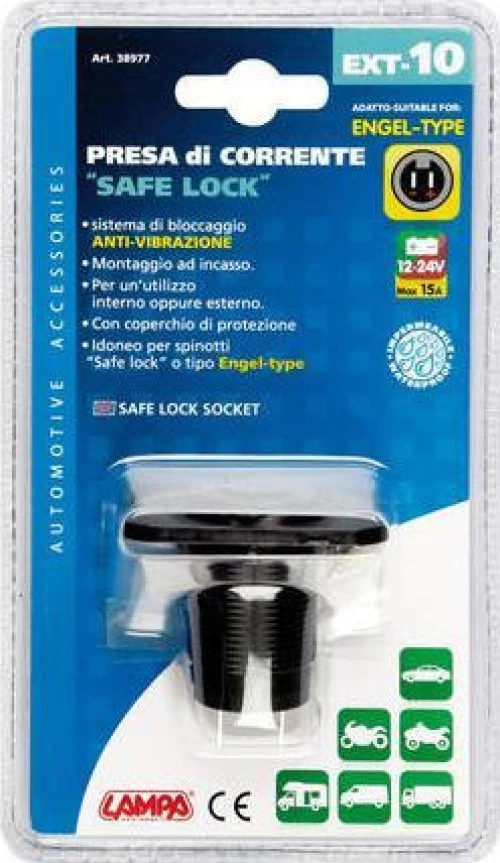 Lampa EXT-10 Safe Lock Socket