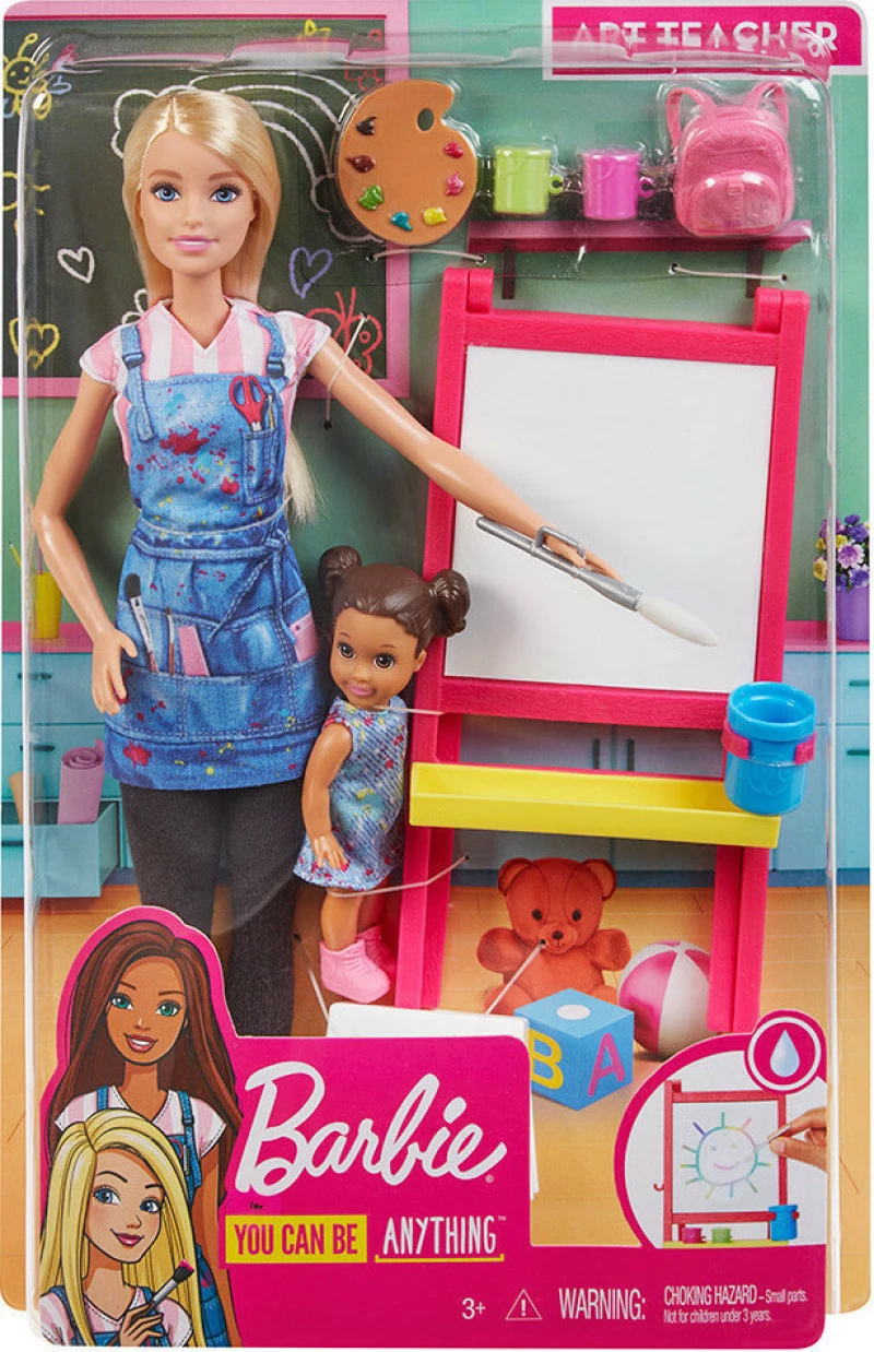 Mattel Barbie Δασκάλα Ζωγραφικής Σετ Παιχνιδιού Dhb63 / Gjm29
