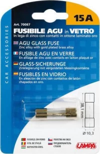 Lampa AGU Glass Fuse 15A