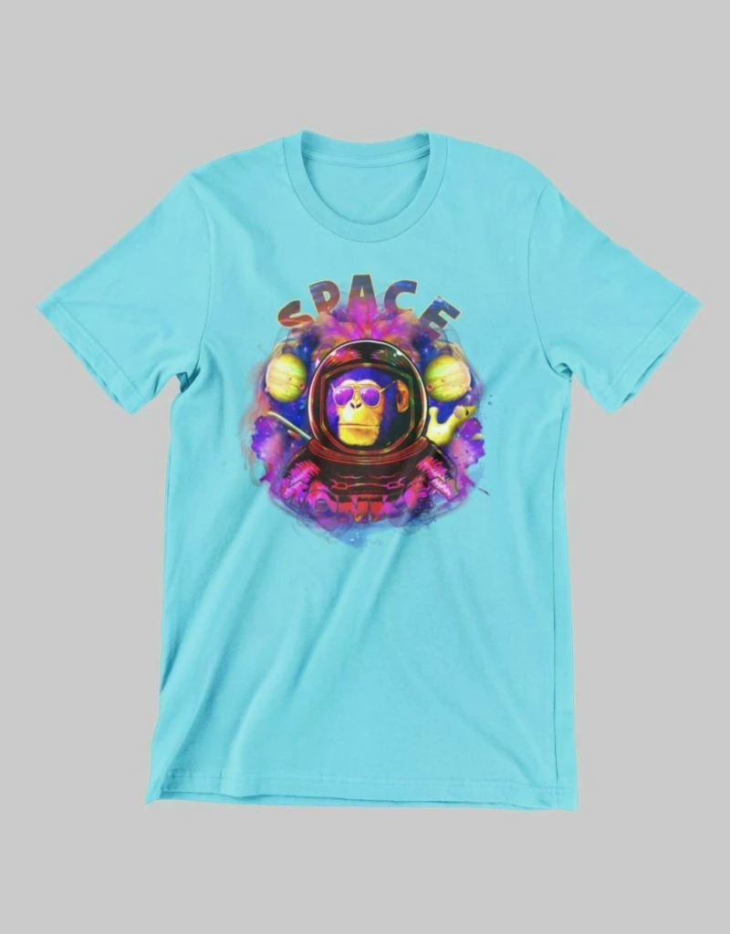 Space Monkey Παιδικό T-Shirt - BLACK