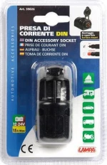 Lampa Din Accessory Socket 12/24V 15A