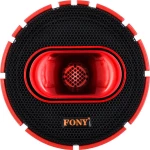 Σετ Ηχεία Αυτοκινήτου Fony CTC-M607 6.5" με 250W RMS (3 Δρόμων)