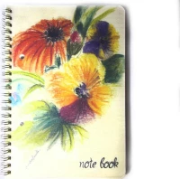 OEM ΤΕΤΡΑΔΙΟ ΣΠΙΡΑΛ FLOWERS 14*21
