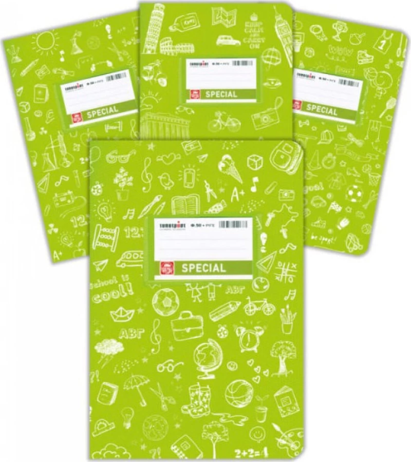 ΤΕΤΡΑΔΙΟ SPECIAL DOODLES 17Χ25 50 φυλ. ΛΑΧΑΝΙ (4306)