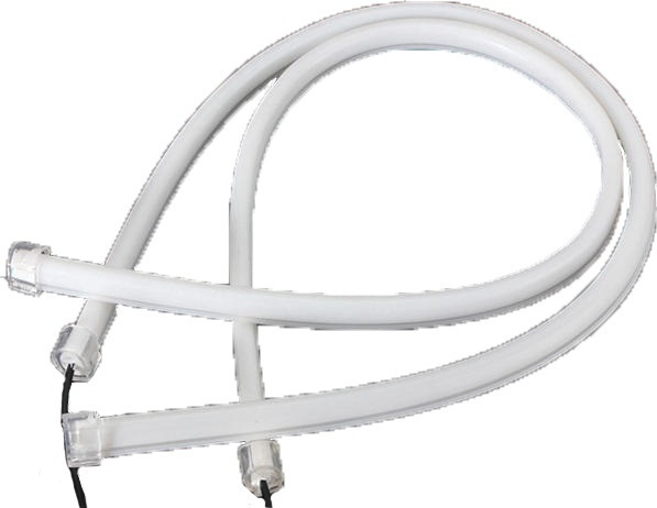Ευκαμπτη Ταινια Led Φαναριου Λευκη 60cm