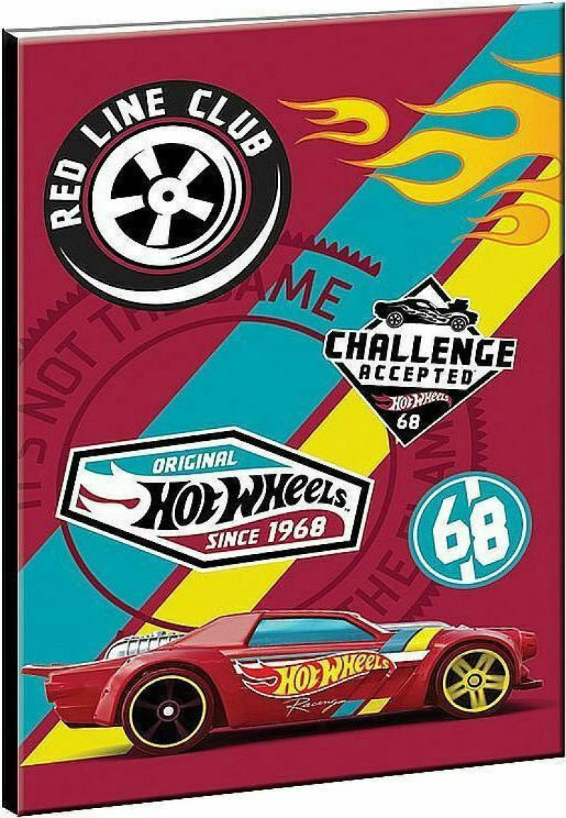 Gim Ριγέ Β5 40φυλλο Hot Wheels