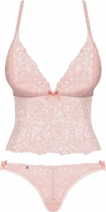 Obsessive Delicanta Lacy Top & Panties Pink