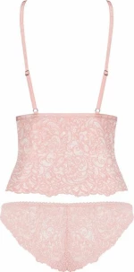 Obsessive Delicanta Lacy Top & Panties Pink