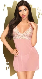 Penthouse Bedtime Story Chemise Pink