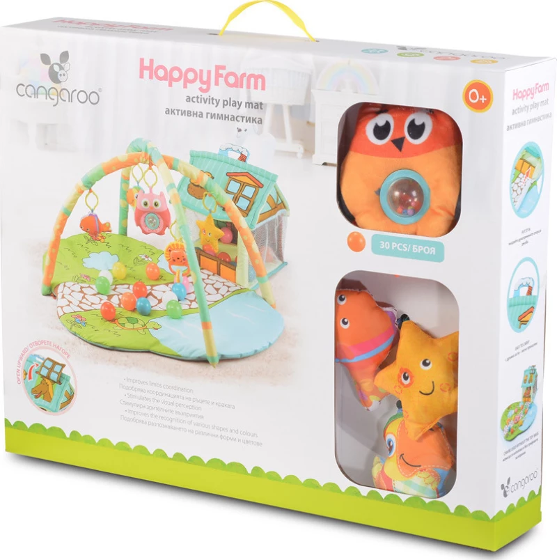 Γυμναστήριο Δραστηριοτήτων Happy Farm Πράσινο Cangaroo