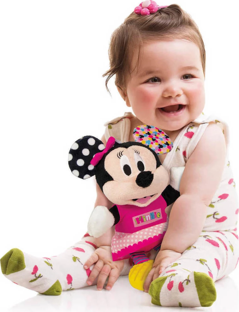 Disney Baby Minnie Χνουδωτό Κουδουνίστρα