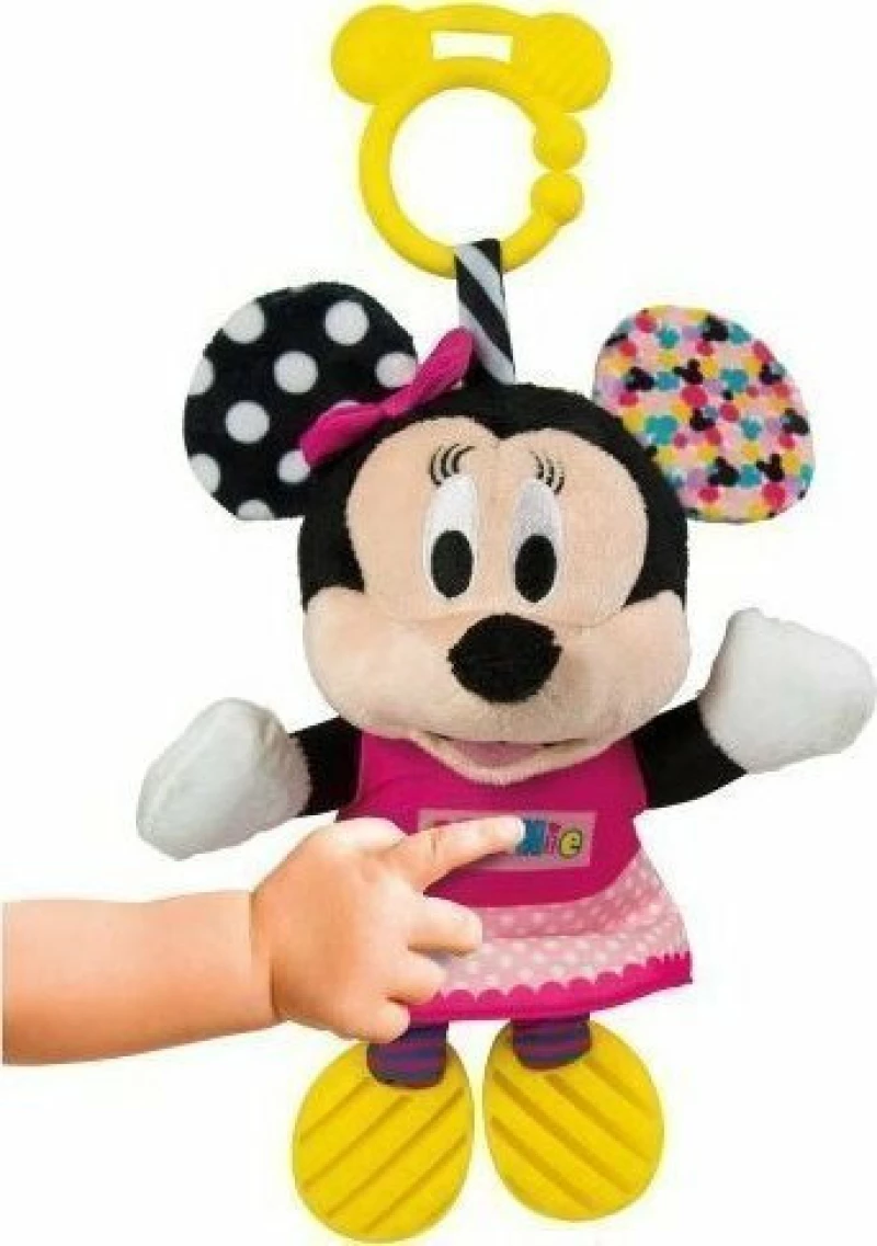 Disney Baby Minnie Χνουδωτό Κουδουνίστρα