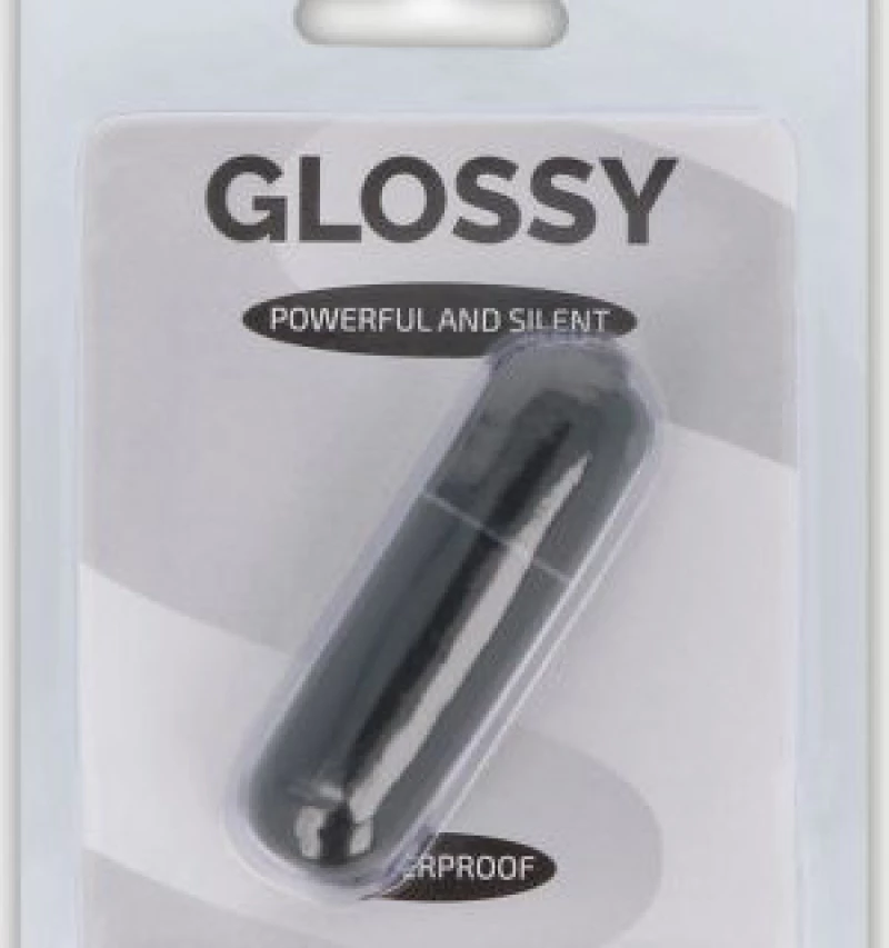 Glossy Premium Bullet Vibe 6.1cm Black