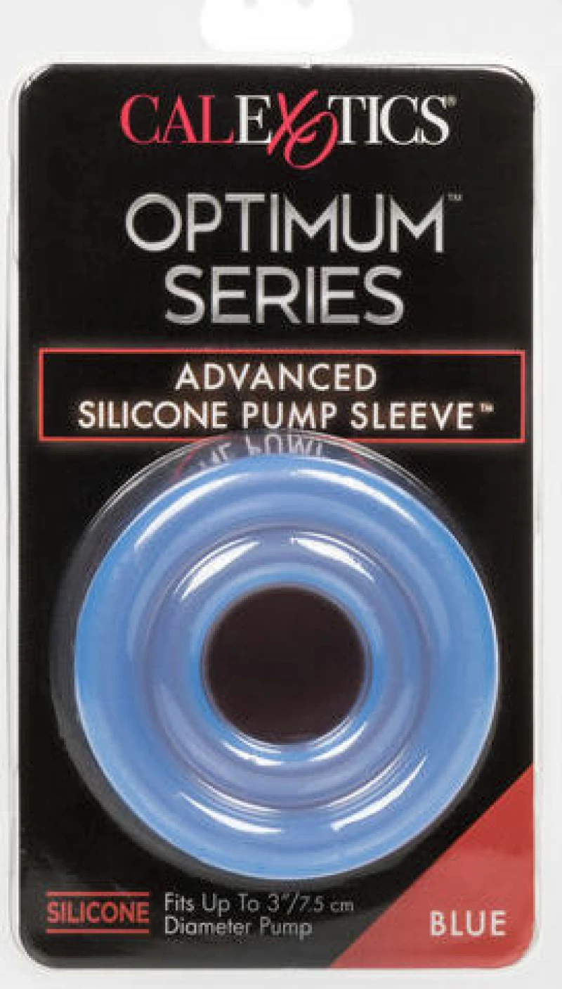 Calexotics Advanced Silicone Pump Sleeve Blue