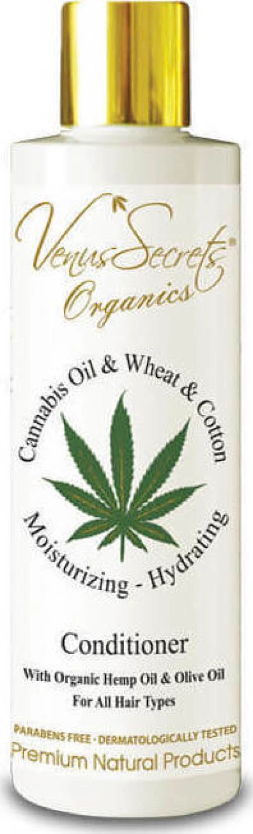 Venus Secrets Cannabis Oil & Wheat & Cotton Moisturizing Hydrating Conditioner 250ml