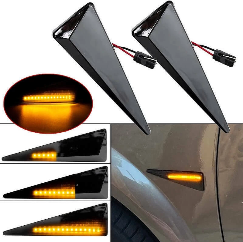 Renault Φλας Led για Renault Megane 2002-2005 / Scenic 2003-2009 Espace Dynamic Φιμέ 2τμχ