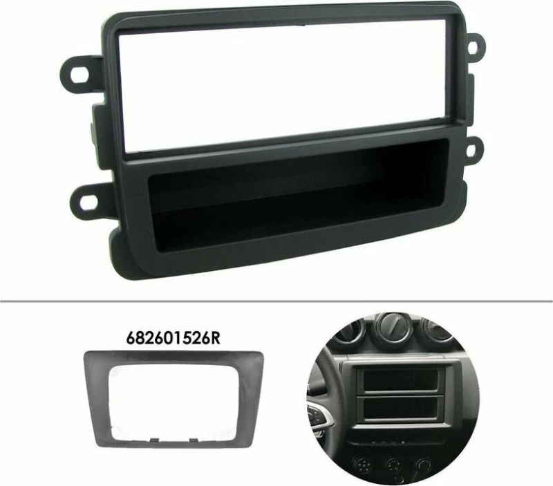 Connects2 Πρόσοψη R/CD Οθόνης 2Din Dacia Duster / Sandero