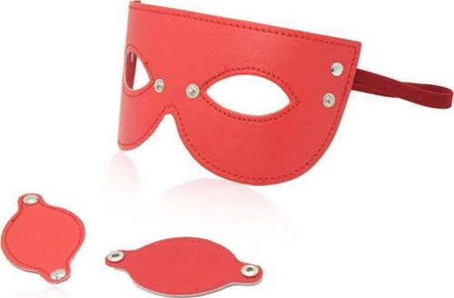 Mask With Eye Patches Red