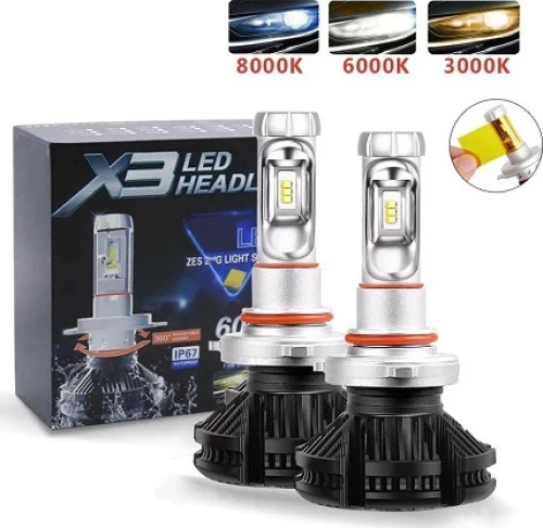 H7 LED 6000lm 9-32V 2τμχ