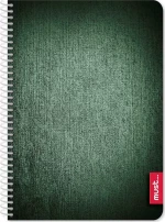 Must Σπιράλ Τετράδιο Ριγέ Α4 60φυλλο 2 Θεμάτων Jean 579889 Πράσινο