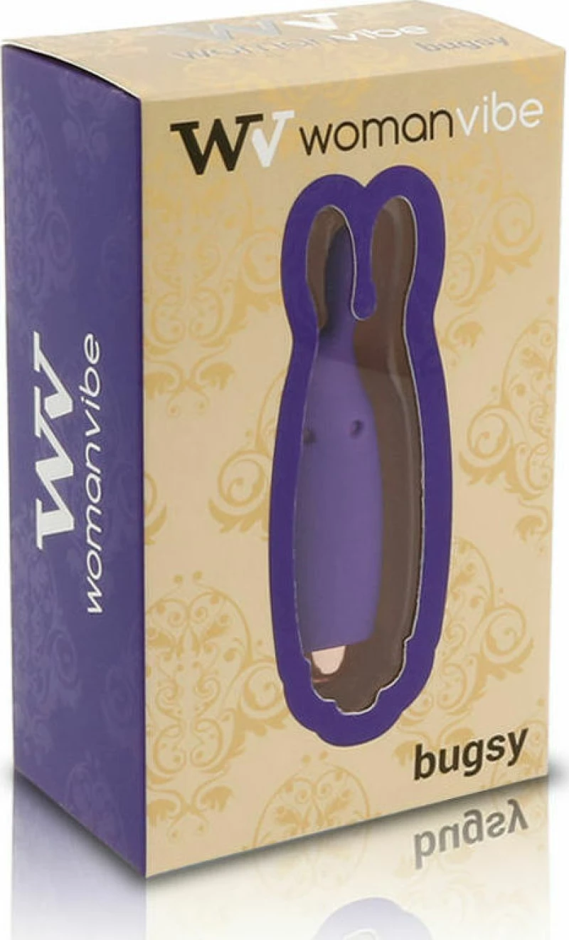 Womanvibe Bugsy Silicone Stimulator Purple