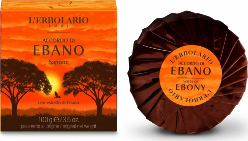 L' Erbolario Notes of Ebony Perfumed Soap 100gr