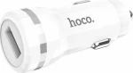 Φορτιστής αυτοκινήτου Hoco Z27A 1.5Ah quick charge 3.0 usb white