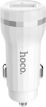 Φορτιστής αυτοκινήτου Hoco Z27A 1.5Ah quick charge 3.0 usb white