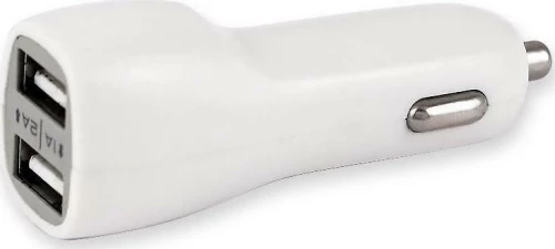 Φορτιστης Αυτοκινητου 2 Usb 1000/2100Ma Ασπρο