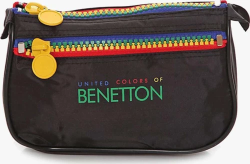 Benetton Μαύρη Κασετίνα με 1 Θήκη
