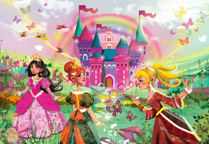 Puzzle Πριγκίπισσες - Το Παλάτι των Ονείρων 70pcs