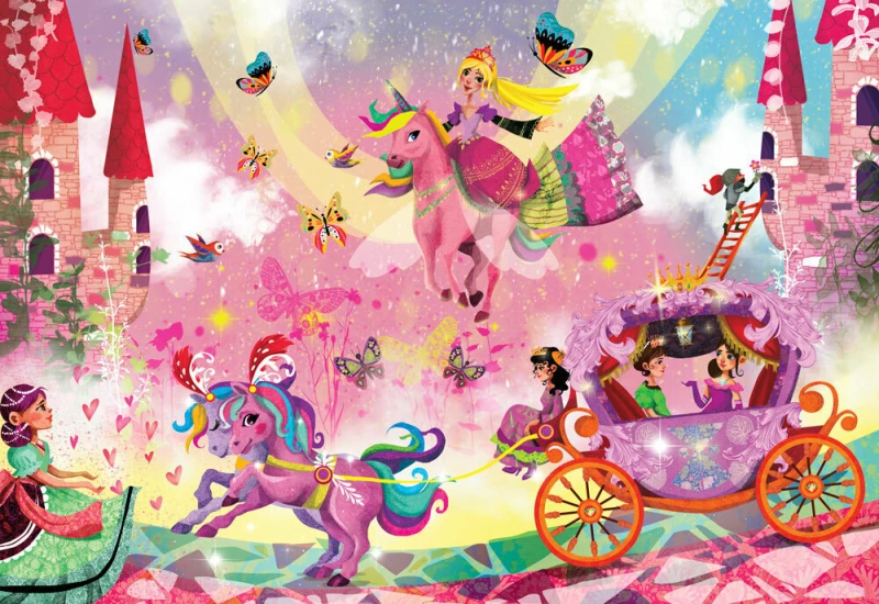 Puzzle Πριγκίπισσες - Το Παλάτι των Ονείρων 70pcs