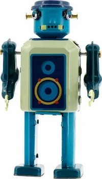Mr & Mrs Tin Vinylbot Κουρδιστό Ρομπότ
