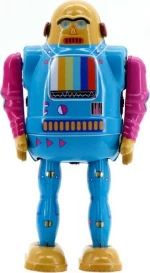 Mr & Mrs Tin TV Bot Κουρδιστό Ρομπότ