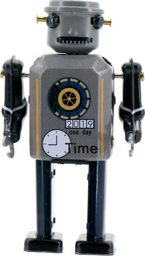 Mr & Mrs Tin Timebot Κουρδιστό Ρομπότ