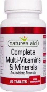 Natures Aid Complete Multi-vitamins & Minerals 90 ταμπλέτες