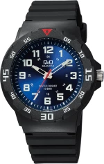 Q&Q Vr18J005Y Black Rubber Strap