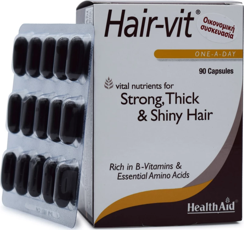 Health Aid Hair-Vit 90 κάψουλες