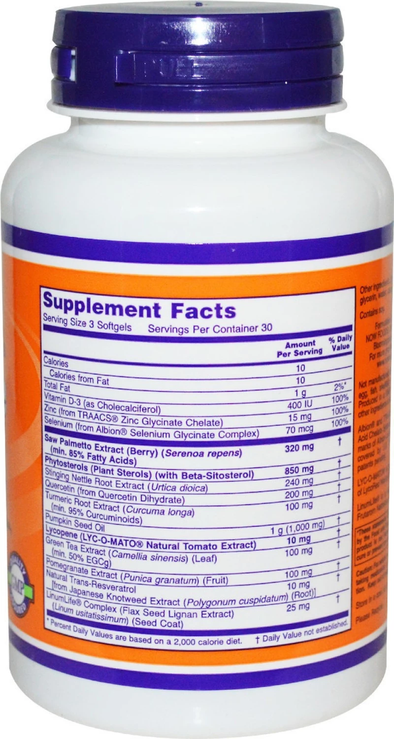 Now Foods Prostate Health Clinical Strength 90 μαλακές κάψουλες