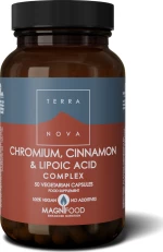 TerraNova Chromium Cinnamon Lipoic Acid Complex 50 φυτικές κάψουλες