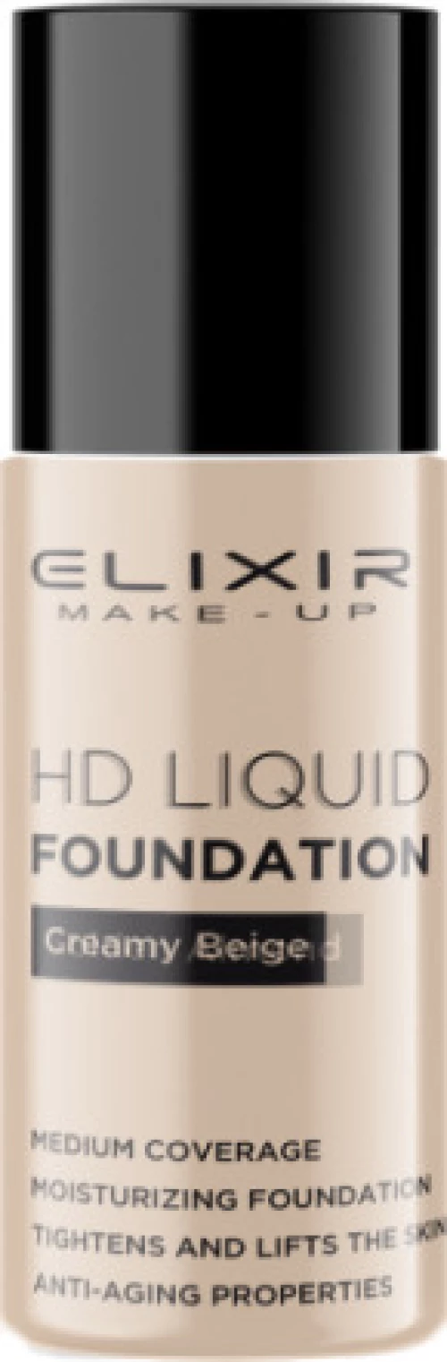 Elixir HD Liquid Foundation 02 Creamy Beige 25ml