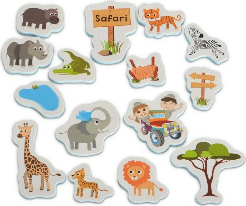 Sunta Παιχνίδι Μπάνιου Puzzle 15τμχ – Safari 1319S