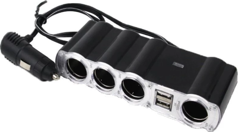 Πολύπριζο Αυτοκινήτων 12V Double USB CMS-14