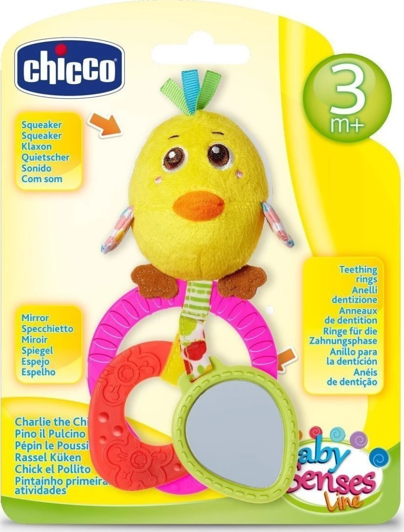 Chicco Κουδουνίστρα Τσάρλι το Κοτοπουλάκι