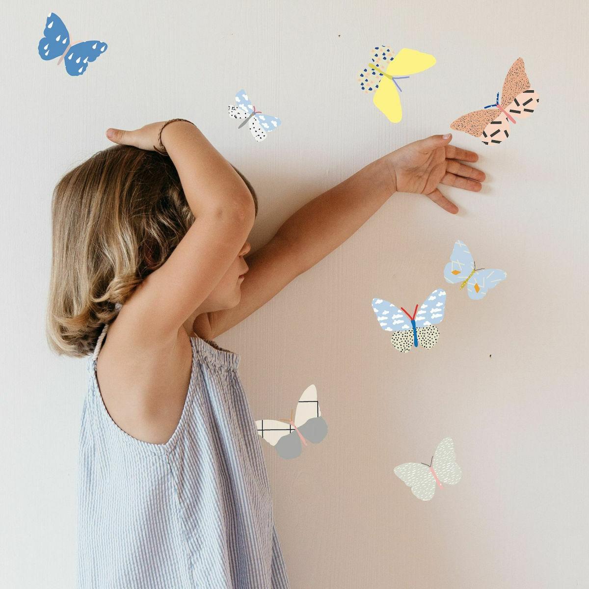 Αυτοκόλλητο Τοίχου Just A Touch Butterfly