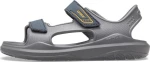 Crocs Παιδικά Παπουτσάκια Θαλάσσης Swiftwater Expedition για Αγόρι Γκρι