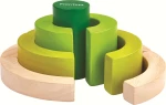 Plan Toys Ξύλινα Καμπυλωτά Τουβλάκια