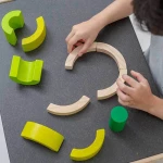 Plan Toys Ξύλινα Καμπυλωτά Τουβλάκια