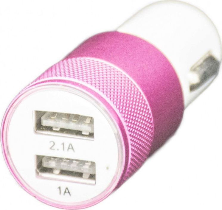 Φορτιστής Αναπτήρα Αυτοκινήτου MCC02 Pink