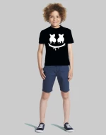 Marshmello dj kids t-shirt - BLACK